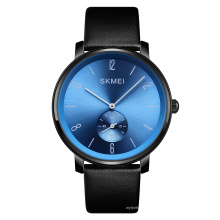 Skmei en ligne en gros nouveaux produits montre à quartz pour hommes bracelet en cuir